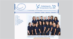 Desktop Screenshot of diabeteszentrum-neuss.de